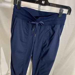 EUC: Lululemon navy blue dance studio joggers